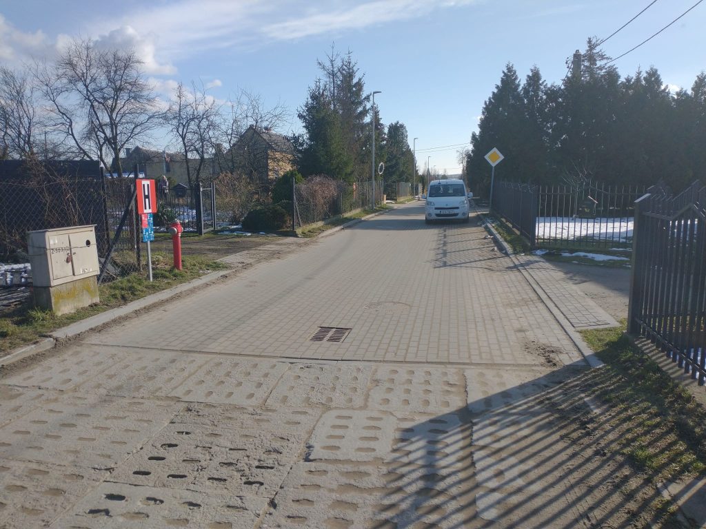 Rozpoczęcie budowy ulicy Ogrodowej w Juszkowie